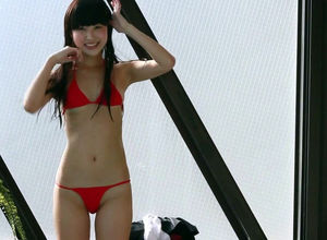 Non-Nude chinese swimsuit maiden model.
