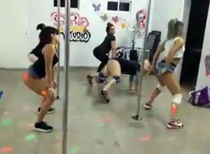 Lovely latina youngsters twerking. Women
